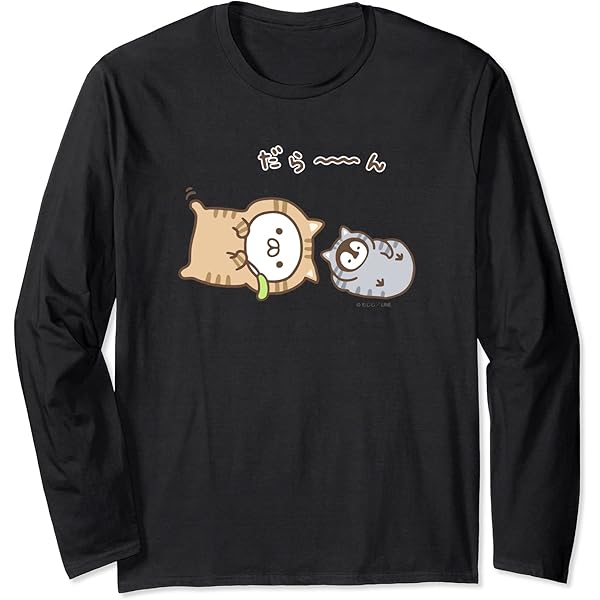 Amazon.co.jp: ねこぺん日和 ぺたっ Tシャツ : ファッション